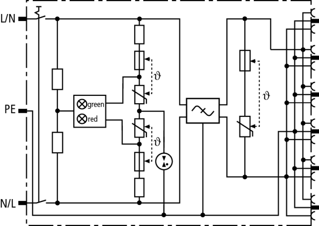 Basic circuit diagram SFL PRO 6X