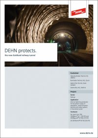 DEHN protects the Gotthard Rail Link
